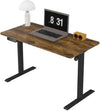 Elektrisch höhenverstellbarer Stehschreibtisch – Weiß, 100 × 60 cm, Stabiler Computertisch für Büro & Homeoffice